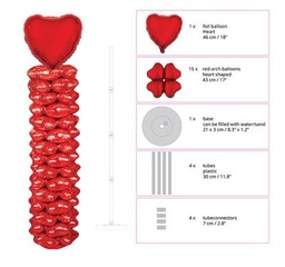 [85358kit] Ballonpilaar Folie Valentine kit