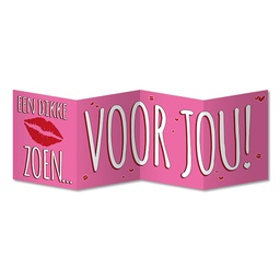 [7029436] Kaart Surprise Een dikke zoen