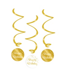 [7023112] Hangdeco Swirl Happy Birthday