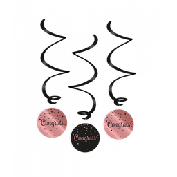 [7024113] Hangdeco Swirl Roségold/Black-Congr