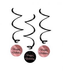 [7024112] Hangdeco Swirl Roségold/Black-HB