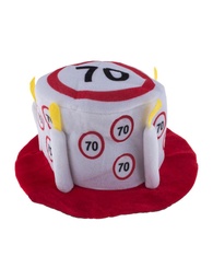[63631] Verjaardagshoed verkeer 70