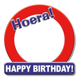 [7005032] Verkeersbord Happy Birthday