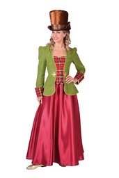 Victoriaanse dame groen