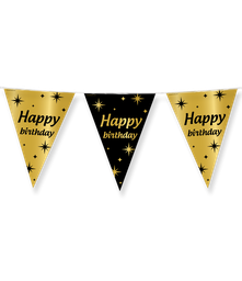 [7031215] Vlaggenlijn Classy folie H Birthday