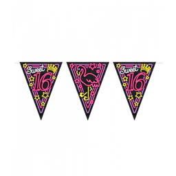 [7012915] Vlaggenlijn Neon Sweet 16