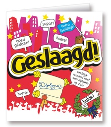 [7028548] Kaart Cartoon Geslaagd