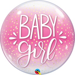 [10035] Bubble helium ballon Baby Girl
