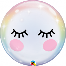 [13009] Bubble helium ballon Eyelashes