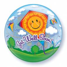 [68654] Bubble ballon Get Well Soon Kites