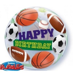 [34821] Bubble ballon Bday Sport Balls