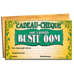 [7029809] Cadeau-cheque Beste Oom