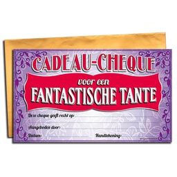 [7029810] Cadeau-cheque Fantastische Tante