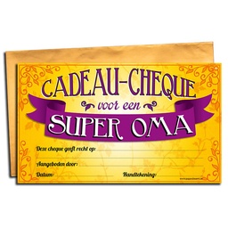 [7029804] Cadeau-cheque Super Oma