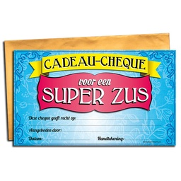 [7029806] Cadeau-cheque Super Zus