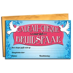 [7029826] Cadeau-cheque Bruidspaar