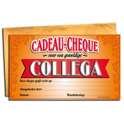 [7029836] Cadeau-cheque Collega