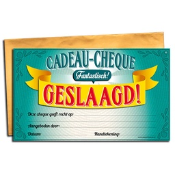 [7029832] Cadeau-cheque Geslaagd