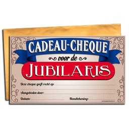 [7029833] Cadeau-cheque Jubilaris