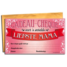 [7029802] Cadeau-cheque Liefste Mama