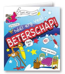 [7028540] Kaart Cartoon Beterschap