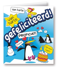 [7028531] Kaart Cartoon Gefeliciteerd