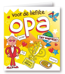 [7028534] Kaart Cartoon Opa