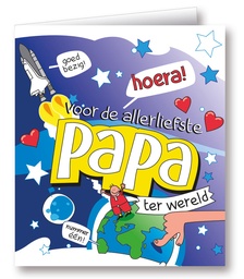 [7028532] Kaart Cartoon Papa