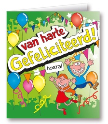 [7028544] Kaart Cartoon VanHarteGefeliciteerd