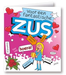 [7028537] Kaart Cartoon Zus