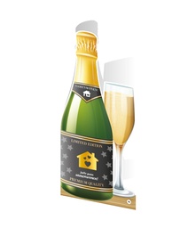 [7029696] Champagne kaart Samenwonen